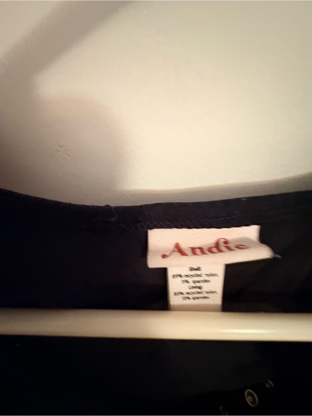Andree Black Ribbed Snap-Front Bodysuit - Picture 2 of 2